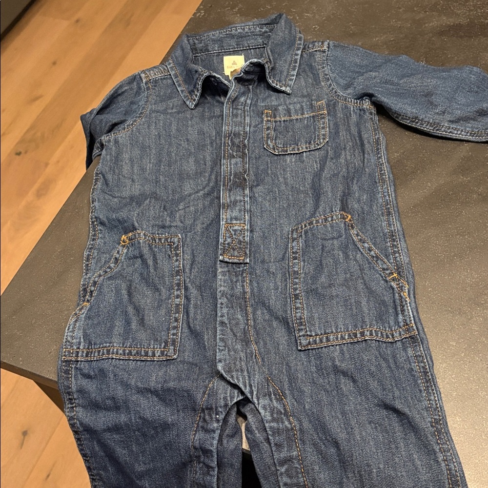 Blue Denim Jumpsuit